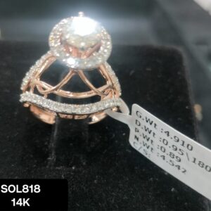 Solitaire Ring SOL 818 14k