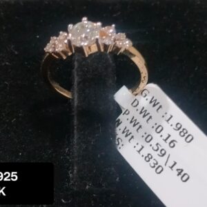 Solitaire Ring SOL925 14K